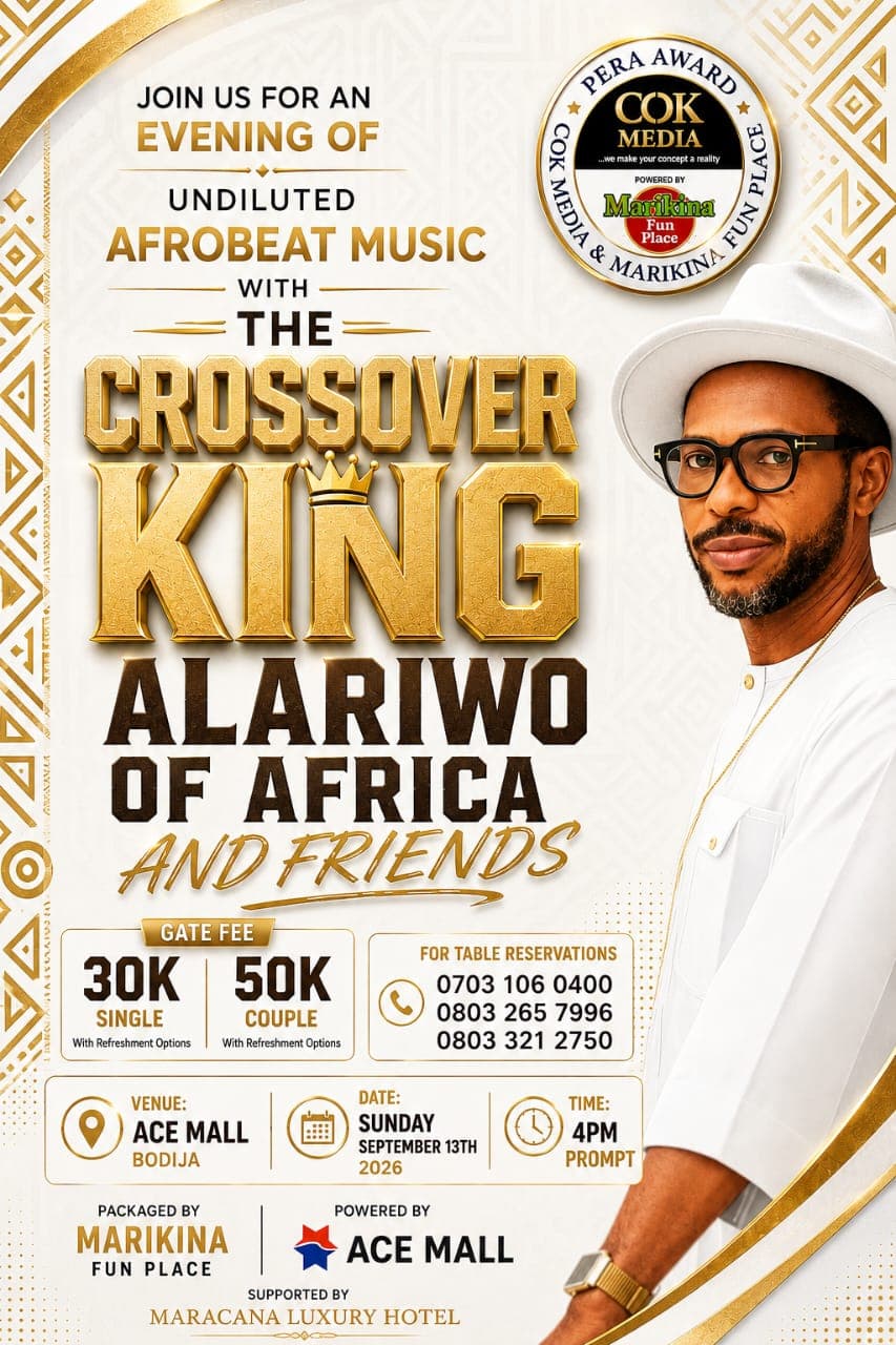 THE CROSSOVER KING; ALARIWO OF ARIKA and Friends cover