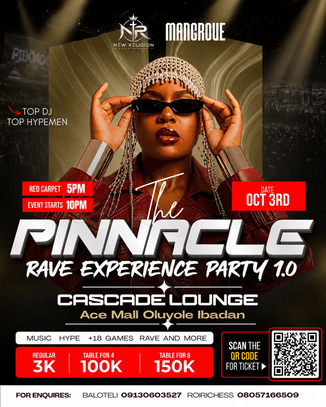 THE PINNACLE RAVE EXPERIENCE PARTY cover