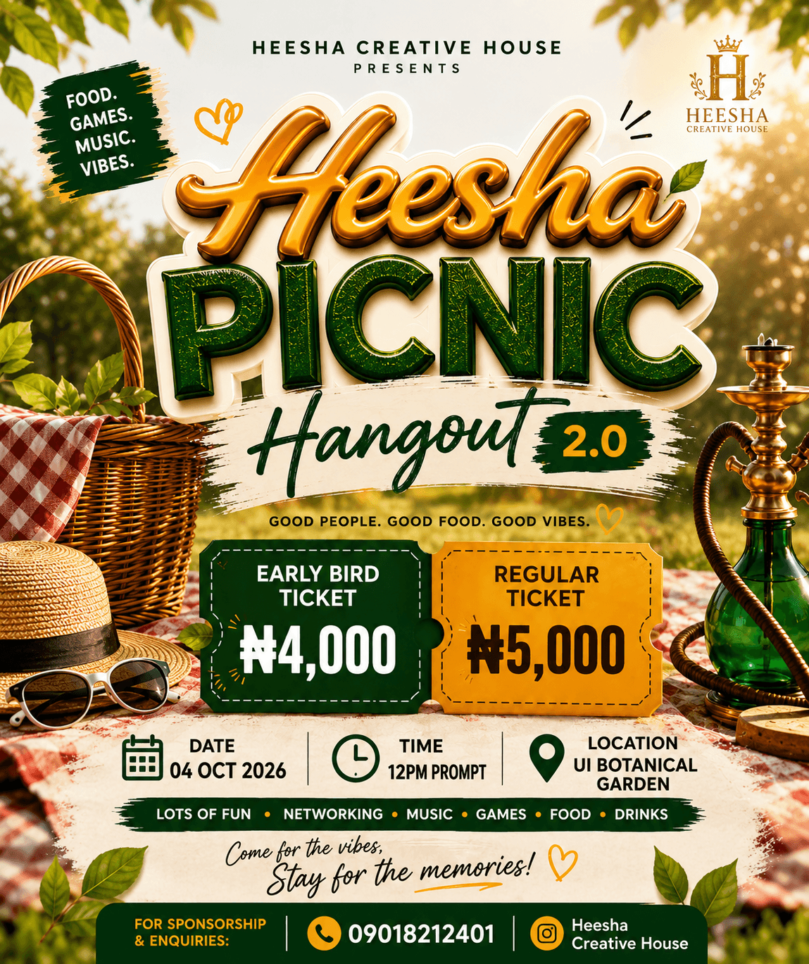 Heesha picnic hangout 2.0 cover